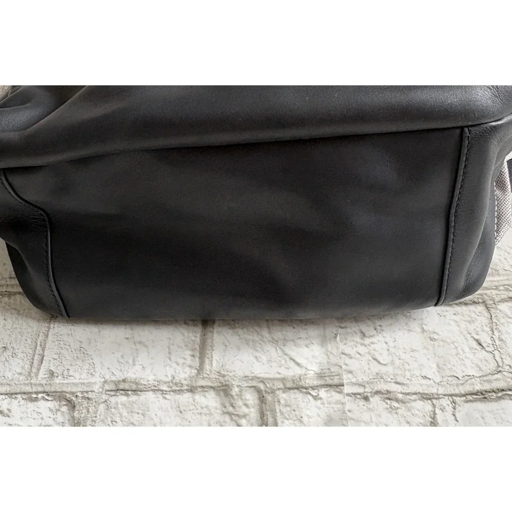 Skagen Kroyer backpack gray herringbone With Blue Leather